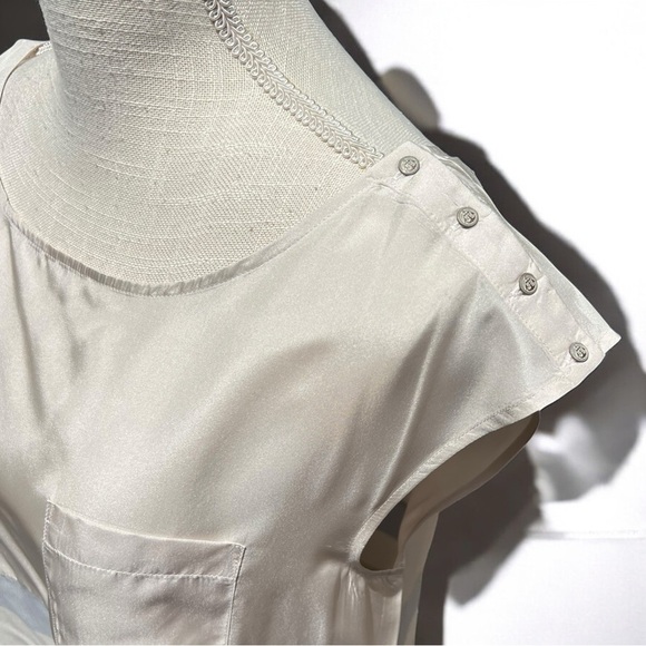 🌻Anthopologie O'dille Silk Colorblock Shirt Shift Dress | Size 8 - Picture 3 of 8